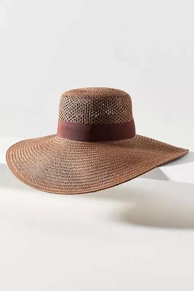 San Diego Hat Co. Clara Floppy Bucket Hat In Brown