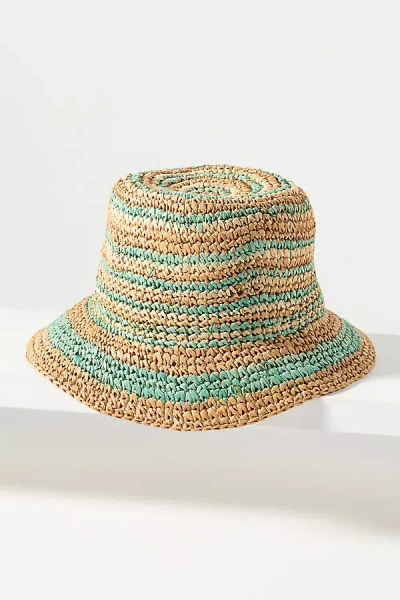 San Diego Hat Co. Daisy Crochet Bucket Hat In Multi