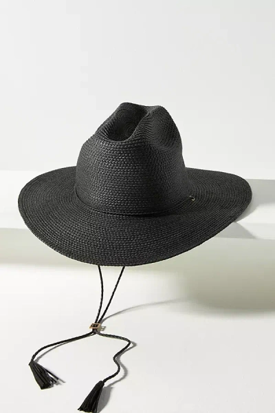 San Diego Hat Co. Desert Riviera Lifeguard Hat In Black