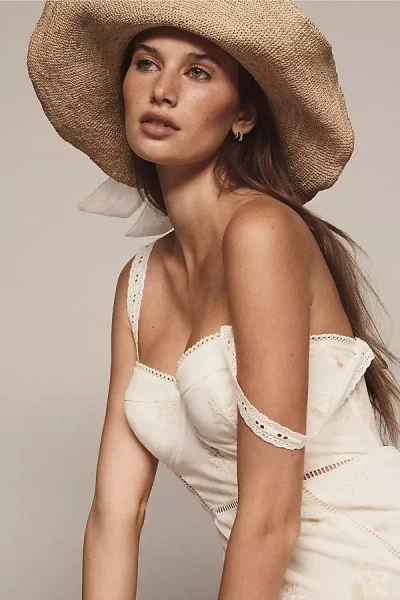 San Diego Hat Co. Floppy Bow Hat In Sand