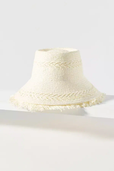 San Diego Hat Co. Fringe Bucket Hat In Sand