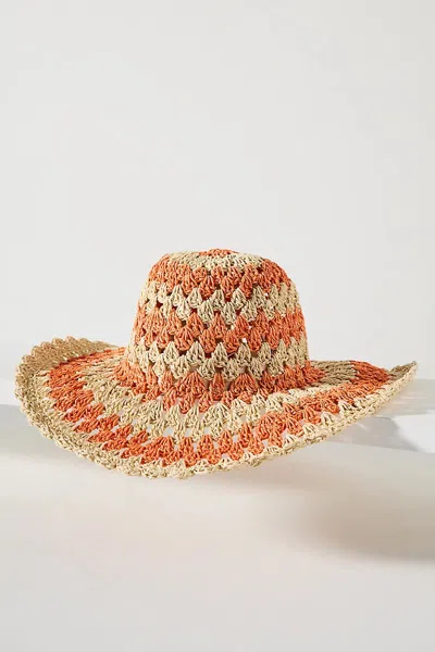 San Diego Hat Co. Julep Crochet Hat In Yellow