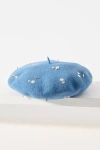 San Diego Hat Co. Last Nite Studded Wool Beret