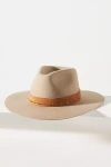 San Diego Hat Co. Loretta Fedora In Beige