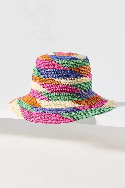 San Diego Hat Co. Lucia Colorful Bucket Hat In Multi
