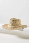 San Diego Hat Co. Multicolor Fedora In Beige