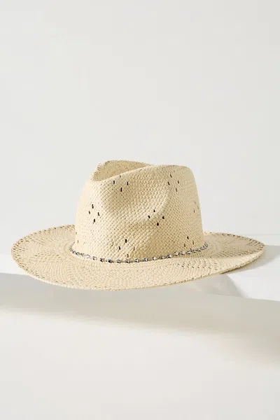 San Diego Hat Co. Paper Fedora In Beige