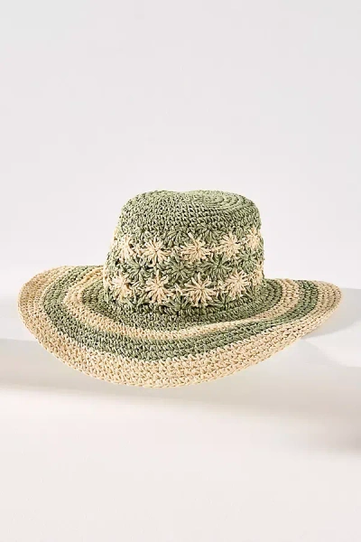 San Diego Hat Co. Paper Sun Hat In Green