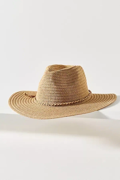 San Diego Hat Co. Pebble Fedora In Brown