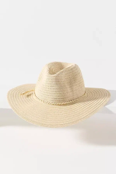 San Diego Hat Co. Pebble Fedora In Neutral