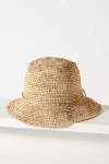 San Diego Hat Co. Raffia Bucket Hat In Beige