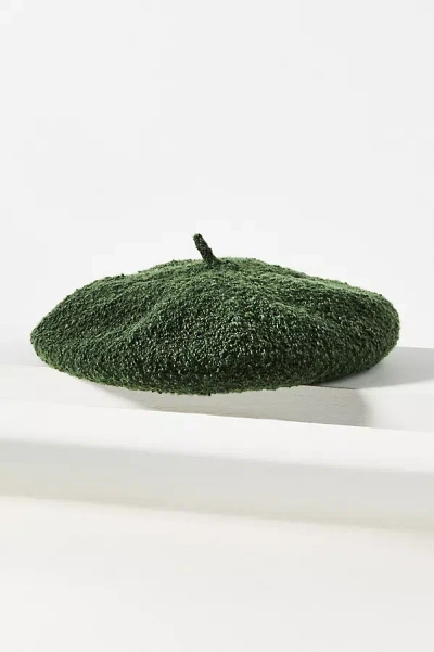 San Diego Hat Co. Rainy Day Beret In Green