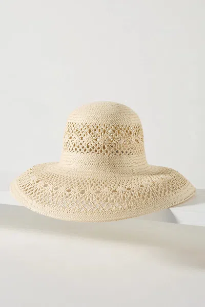 San Diego Hat Co. Sandy Straw Hat In Beige