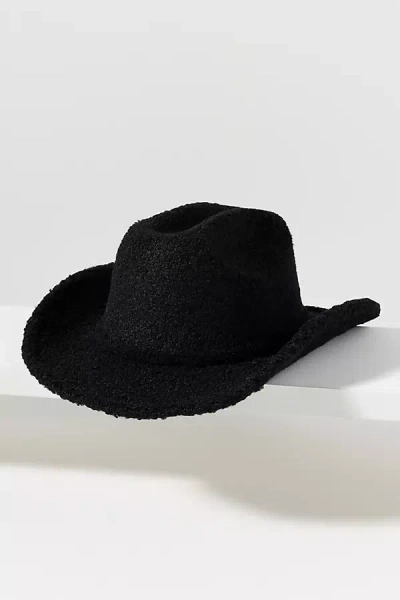 San Diego Hat Co. Sherpa Fleece Rancher In Black
