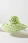 San Diego Hat Co. Sierra Straw Wide-brim Floppy Hat In Green