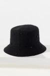 San Diego Hat Co. Touch Of Glam Embellished Bucket Hat In Black