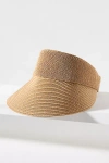 San Diego Hat Co. Ultra Braid Visor In Beige