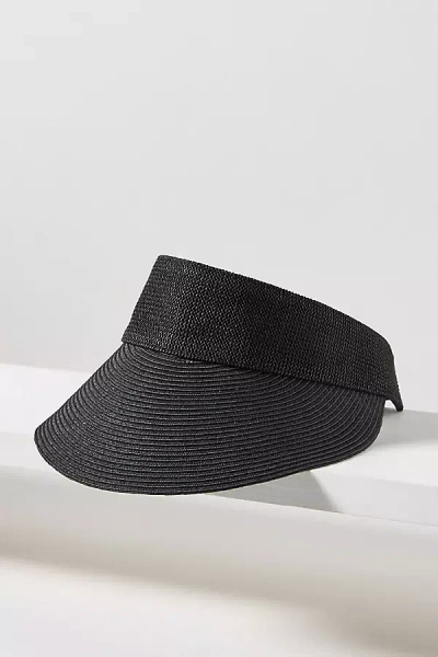 San Diego Hat Co. Ultra Braid Visor In Black
