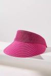San Diego Hat Co. Ultra Braid Visor In Pink