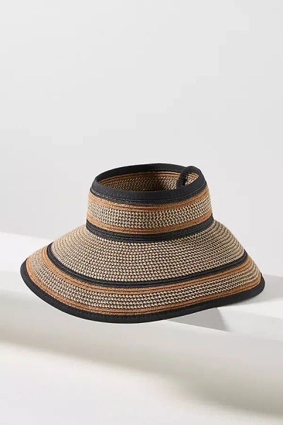 San Diego Hat Co. Ultrabraid Visor In Black