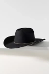 San Diego Hat Co. Wilson Studded Rancher In Black