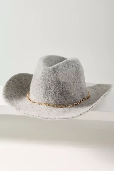 San Diego Hat Co. Wool Blend Rancher Hat In Grey
