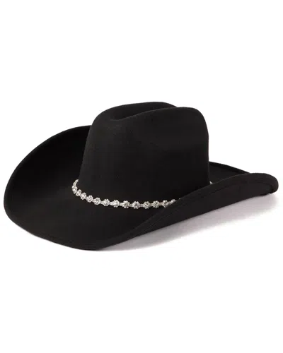 San Diego Hat Company Anna Maria Cowboy Hat In Black
