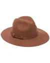 San Diego Hat Company Beyond Prairie Wool Fedora In Brown
