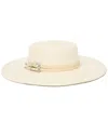 San Diego Hat Company Beyond Prairie Wool Fedora In White