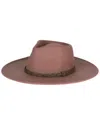 San Diego Hat Company Braid Fedora In Brown