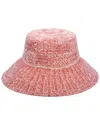 San Diego Hat Company Cape Horn Angora-blend Bucket Hat In Pink