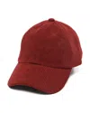San Diego Hat Company Corduroy Ball Cap - Exclusive In Burgundy