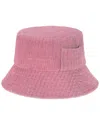 San Diego Hat Company Cozy And Chic Bucket Hat In Pink