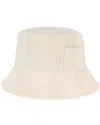 San Diego Hat Company Cozy And Chic Bucket Hat In White