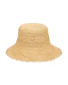 San Diego Hat Company Sand Dollar Hand Crochet Bucket Hat In Natural