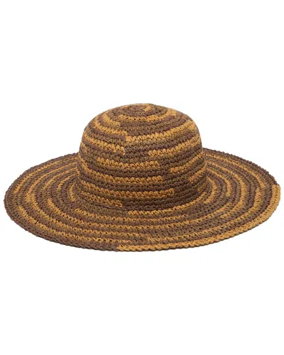San Diego Hat Company Floppy Straw Hat In Brown