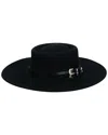 San Diego Hat Company His Woman Wool Boater In White