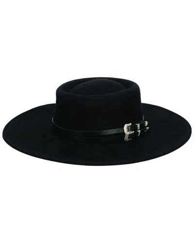 San Diego Hat Company His Woman Wool Boater In White
