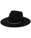 San Diego Hat Company Jolene Wool-blend Fedora In Black