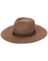 San Diego Hat Company Julian Wool Fedora In Brown