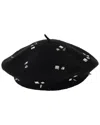 San Diego Hat Company Last Night Wool-blend Beret In Black