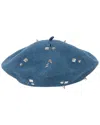 San Diego Hat Company Last Night Wool-blend Beret In Blue