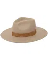 San Diego Hat Company Loretta Wool Fedora In Brown