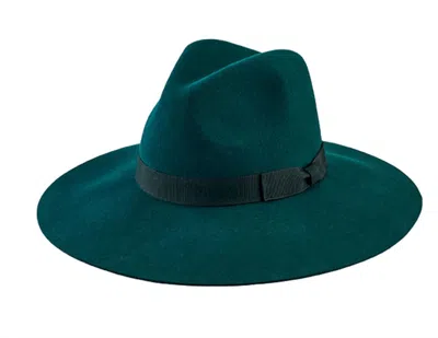 San Diego Hat Company Men's Coachella Floppy Fedora Wool Hat In Forest In Green