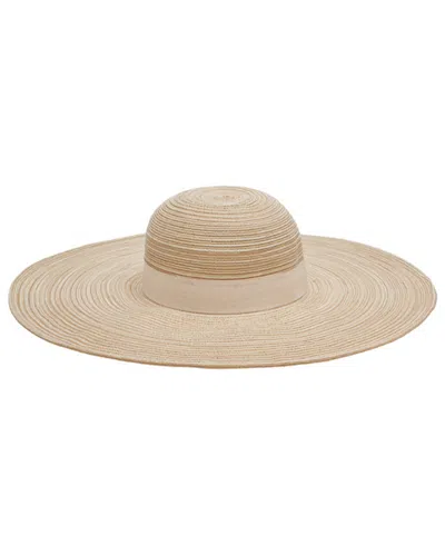 San Diego Hat Company Mixed Poly Braid Sunbrim Hat In Pink