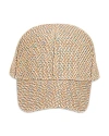 San Diego Hat Company Multicolor Paper Straw Ball Cap In Multi