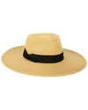 San Diego Hat Company Next Level Coverage Fine Ultrabraid Wide Brim Fedora In Brown