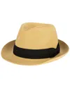 San Diego Hat Company Next Level Fedora Ultrabraid Stingy Brim Fedora In Brown