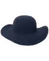 San Diego Hat Company Original Crochet Large Brim Hat In Blue