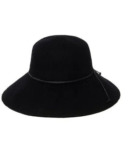 San Diego Hat Company Park Lane Wool-blend Floppy Hat In Black